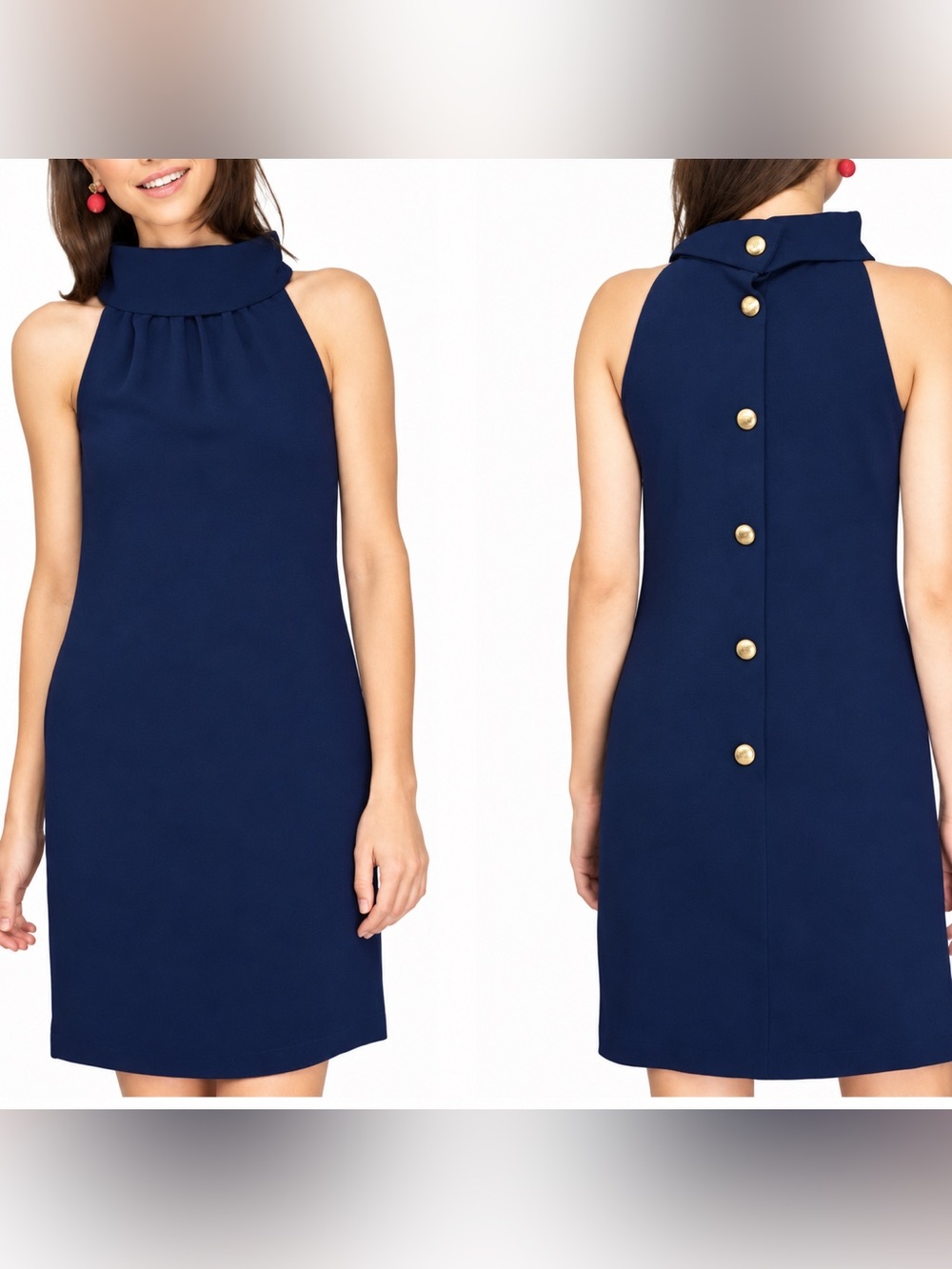 Sail to Sable Navy Sleeveless Dress – Size L